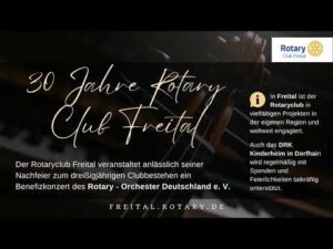 30 Jahre Rotary Club Freital