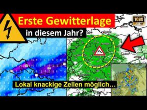 Steht die erste kleinere Gewitterlage in diesem Jahr ins Haus? Morgen lokal knackige Zellen möglich